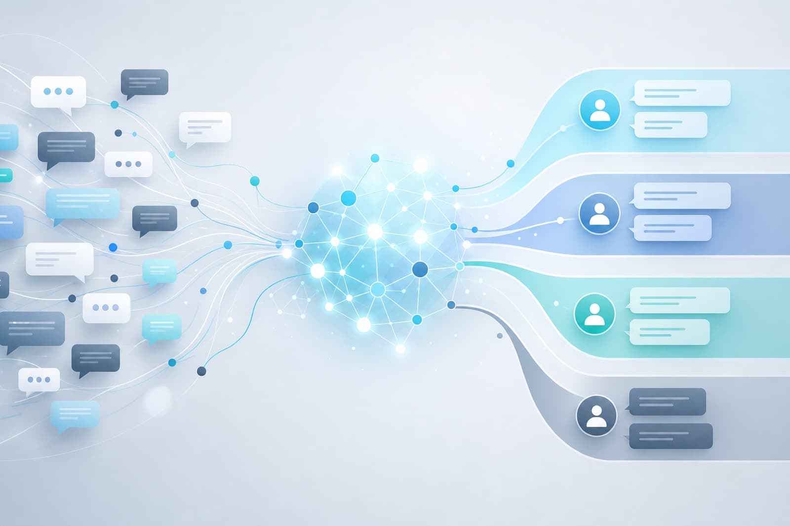 AI support triage product interface